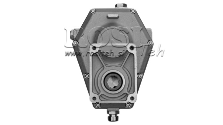 GEARBOX GR.2 -1:3,8 FEMALE WITH PIN