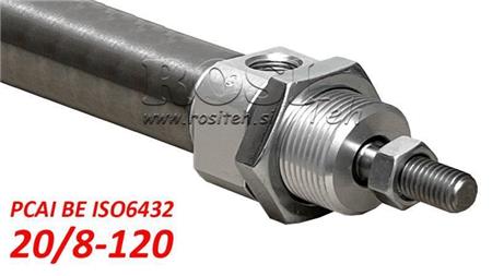 PNEUMATIC CYLINDER PCAI 20/8-120 BE ISO6432