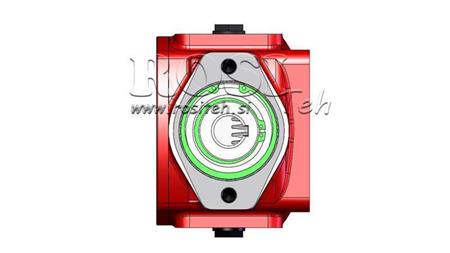 REDUKTOR - MULTIPLIKATOR RT45 ZA HIDROMOTOR MP/MR razmerje 1,9:1