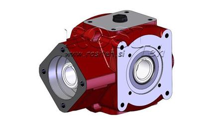 RIDUTTORE - MOLTIPLICATORE RT90EC PER MOTORE IDRAULICO MP/MR/MS relazioni 3,1:1