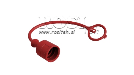 PROTECTION RUBBER COVER RED - MALE QUICK COUPLER