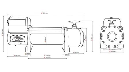 12 V ELEKTRIČNO VITLO DWT 14000 HD - 6350 kg