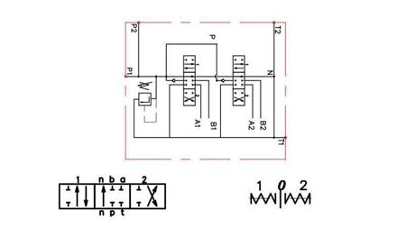 VALVOLA IDRAULICA 2xP80 + JOYSTICK