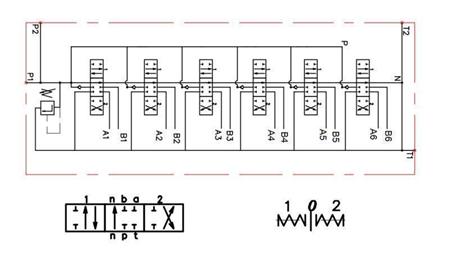 VALVOLA IDRAULICA 6xP80 + 2x JOYSTICK