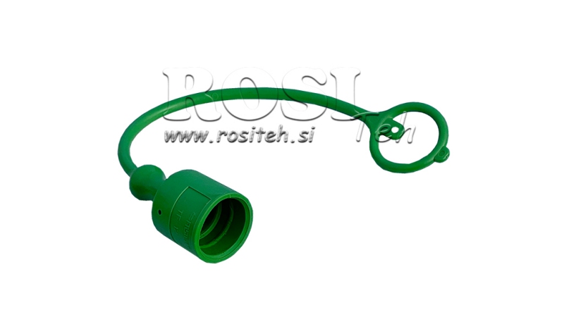 PROTECTION RUBBER COVER GREEN - MALE QUICK COUPLER