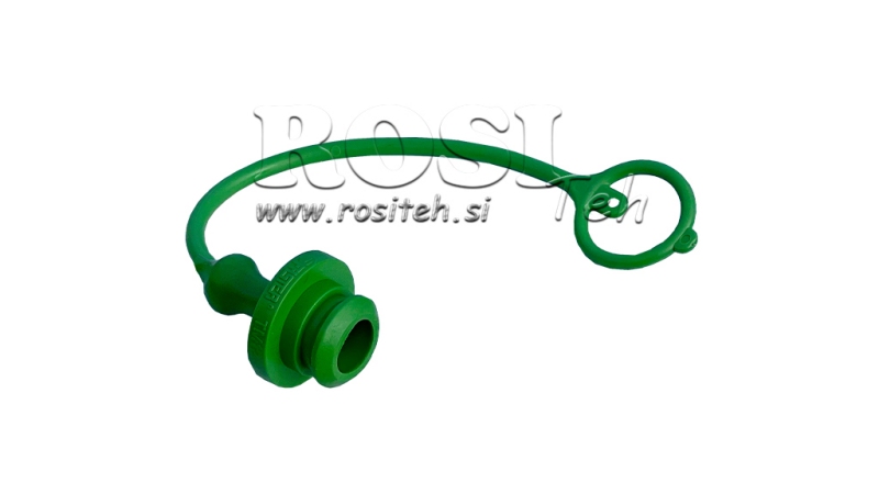 PROTECTION RUBBER COVER GREEN - FEMALE QUICK COUPLER