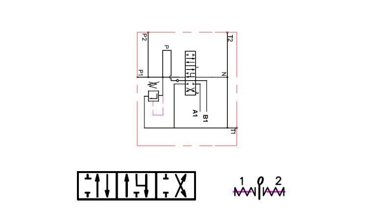 VALVOLA IDRAULICA 1xP80 + MOTORE IDRAULICO D1