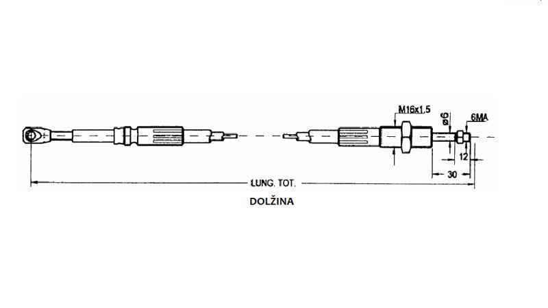 TRECCIA L=1500 - FORCHETTA